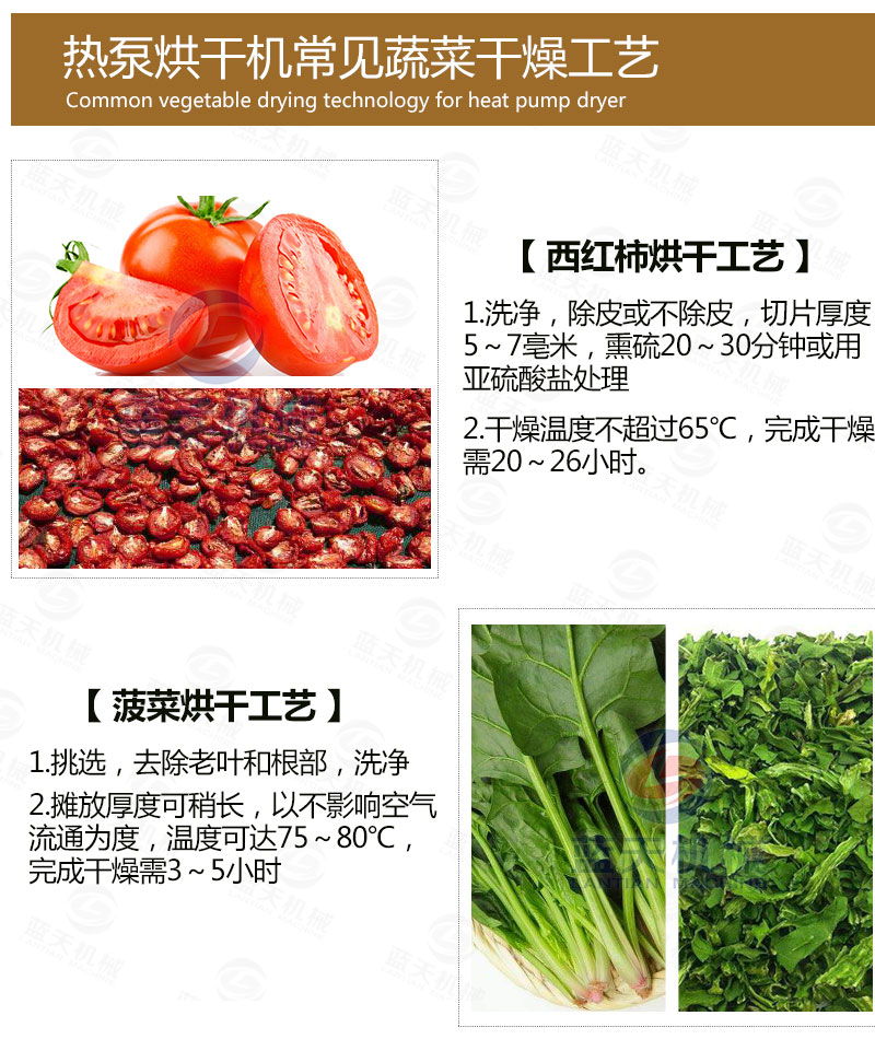 生姜片網帶烘干機常見烘干工藝